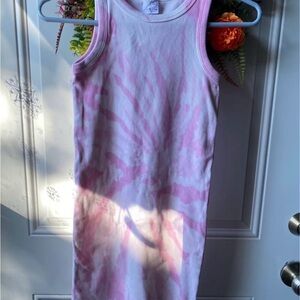 Zara Pink and White Ribbed Top